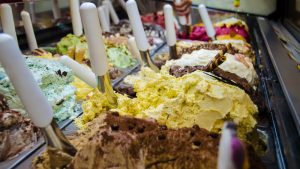 Italian gelato is smoother and silkier than its American counterpart. It’s also denser, but has elasticity and fluidity, says Morgan Morano, author of The Art of Gelato</e
